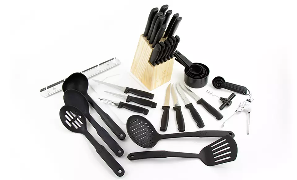 41-Piece Kitchen Gadget Set with Knives, Measuring Spoons, and More - Second Medium