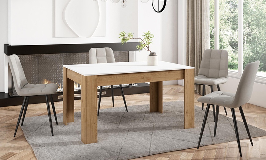 Image 9: Nouvelle Table Fixe pour Salle à Manger, Cuisine ou Salon Modèle EXO