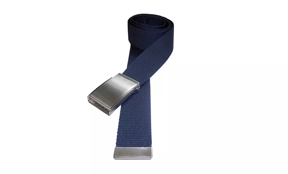 Military-Style Canvas Belts With Bottle Opener Belt Buckle - Second Medium