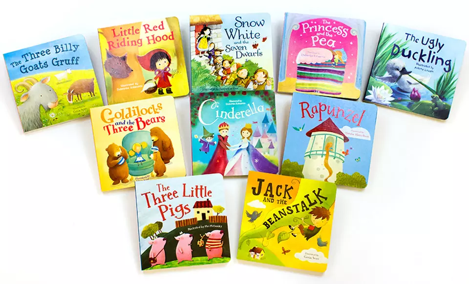 Set of 10 Fairy Tale Board Books - Primary Image