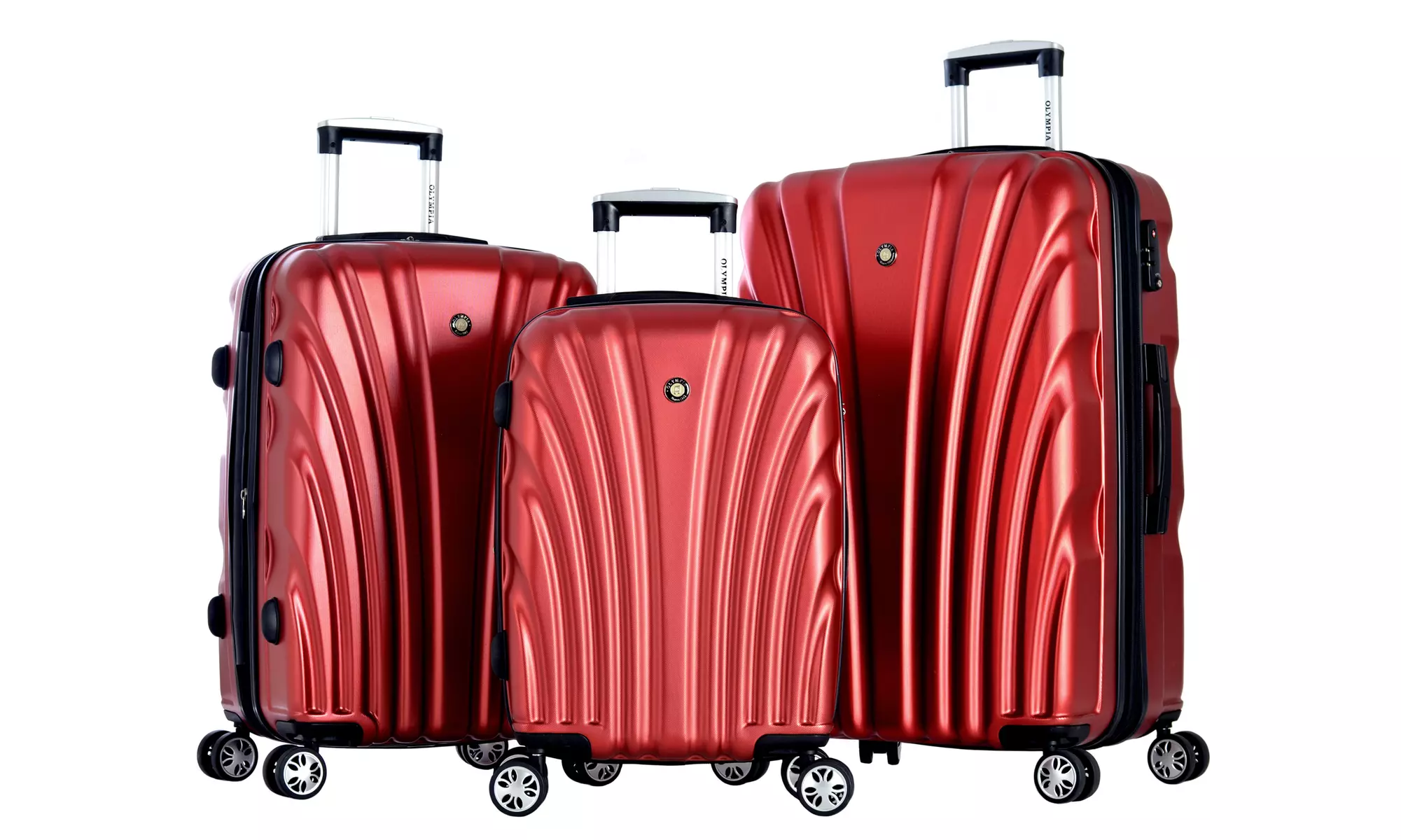 Olympia USA Vortex Eco-friendly 3-Piece Luggage Set - Second Medium