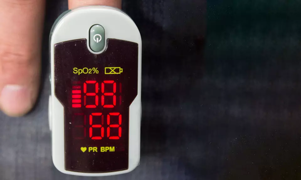 ChoiceMed Fingertip Pulse Oximeter with Lanyard and Protective Case - Second Medium