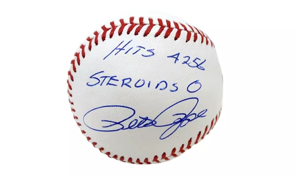 Pete Rose Autographed Baseballs with Special Inscriptions - Second Medium