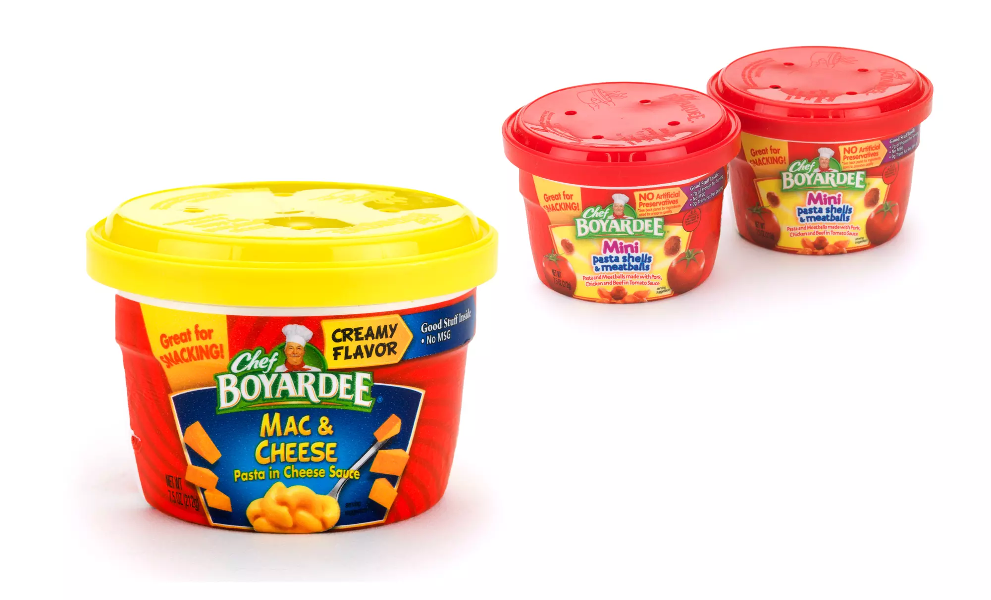 Chef Boyardee Microwaveable Meals; 12-Pack of 7.5 Oz. Bowls + 5% Back in Groupon Bucks. Multiple Flavors Available. - Primary Image