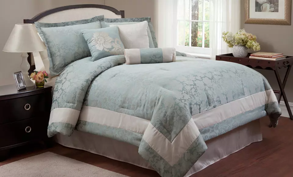 Signet 7-Piece Comforter Set (Up to 65% Off). Multiple Styles Available. Free Shipping and Returns. - Second Medium