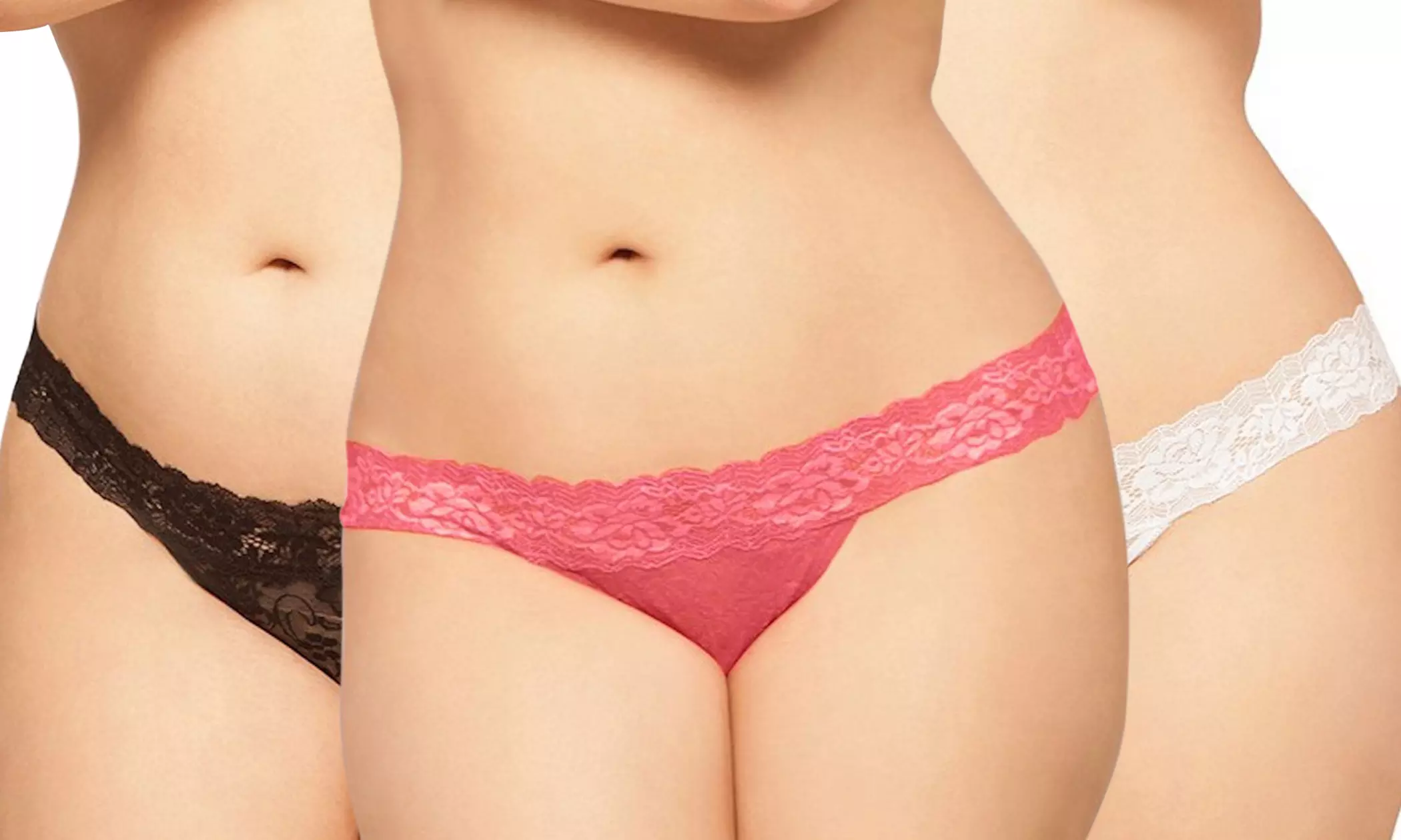 Women's Plus Size Thong Panties