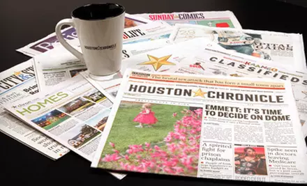 Six-Month or One-Year Sunday Subscription to the "Houston Chronicle" (Up to 56% Off) - Primary Image