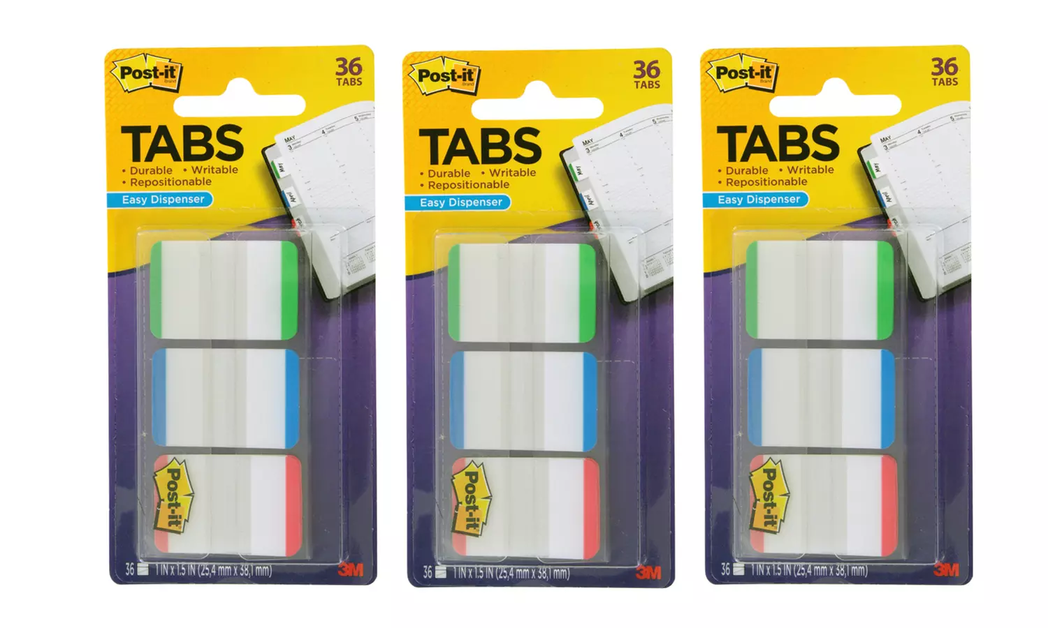 3M Post-it Durable Filing Tabs (108-Count) - Primary Image