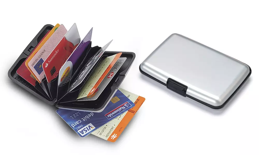 1x oder 2x Aluminium-Portemonnaie für Damen und Herren in der Farbe oder im Muster nach Wahl - Primary Image