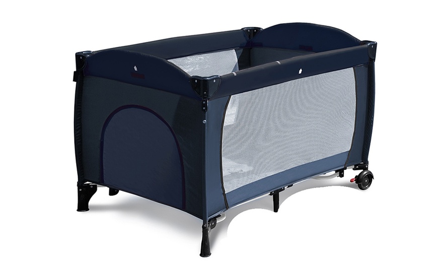 Image 2: Sweet Elephants 7-in-1 Portable Cot