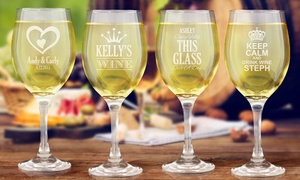 Personalised Wine Glass