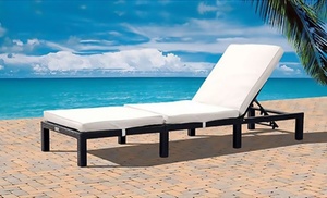 One or Two Monaco Rattan-Effect Sunloungers