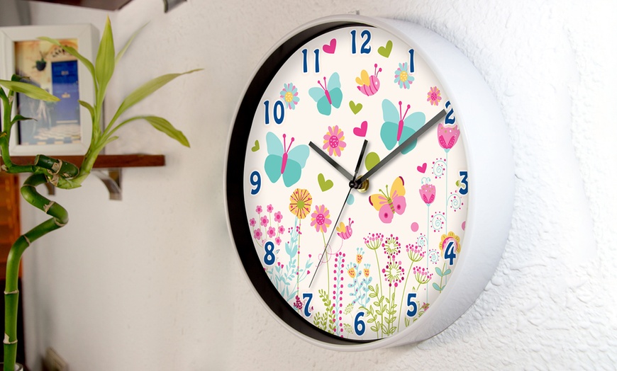 Image 8: Kid's Room Wall Clock