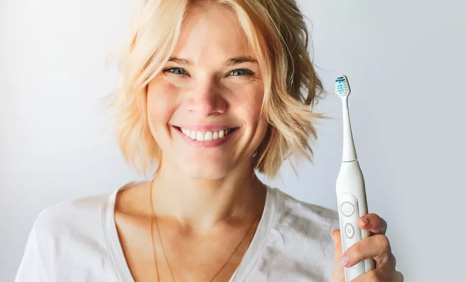 Platinum Edition Elite Sonic Toothbrush with UV Sanitizing Charging Base   - Second Medium
