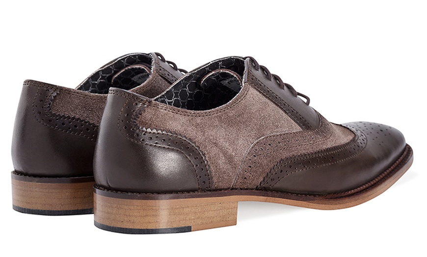 Image 13: Two Tone Leather Oxford Brogues