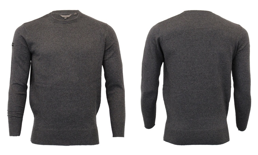 Image 6: Men's Crosshatch Jumper