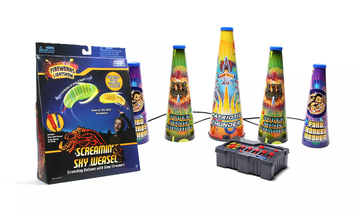 Grand Finale or Screamin' Sky Weasel Firework Light-Show Toys from $8.99 to $19.99 - Primary Image