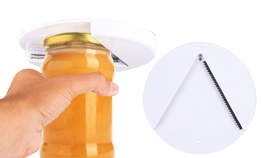 Image 1: One-Handed Jar and Bottle Opener