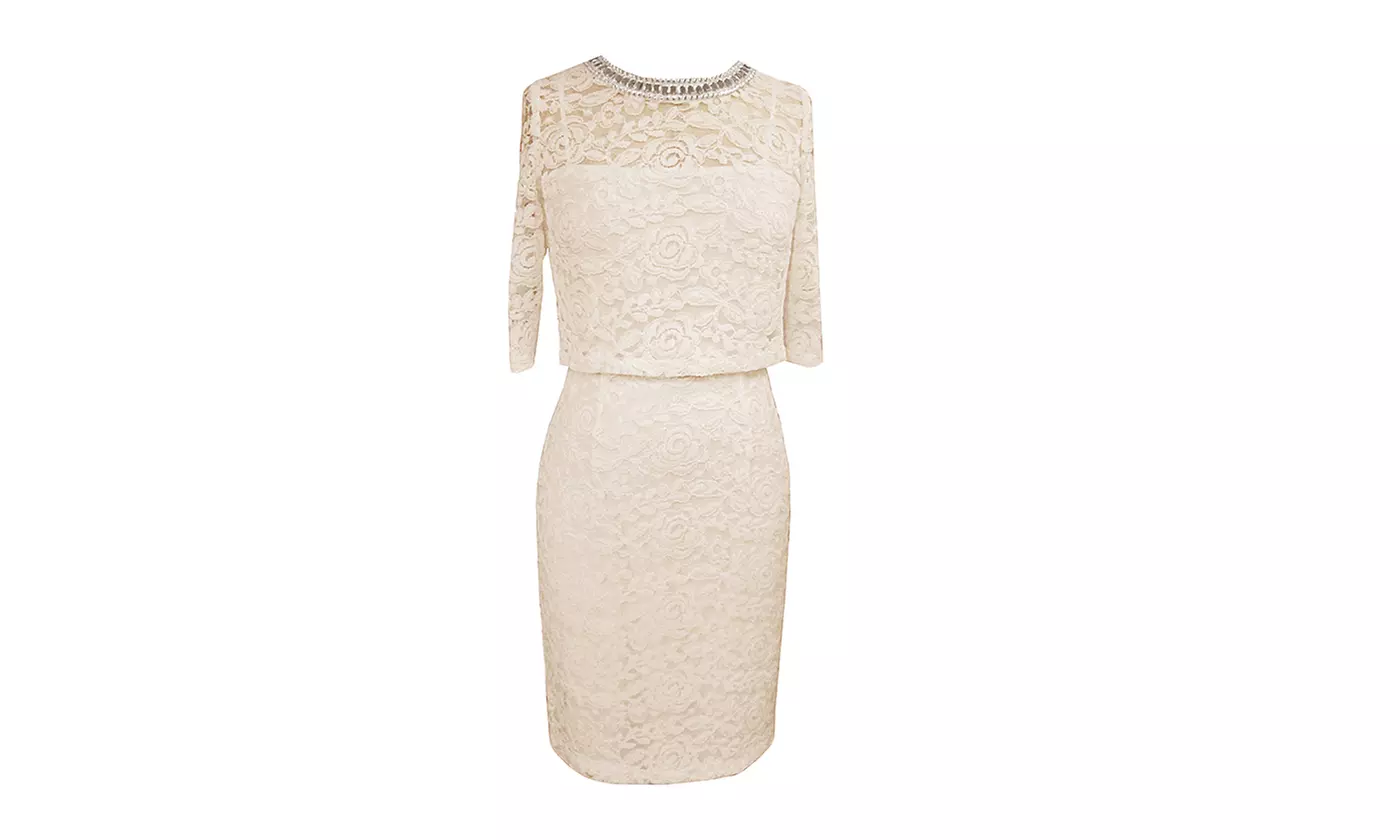 SD Collection Special Occasion Dresses with Jeweled Necklines - Second Medium