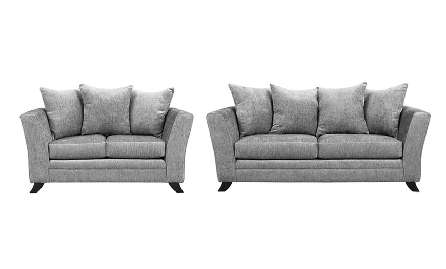 Image 3: 2-Piece Fabric Sofa Set for £399