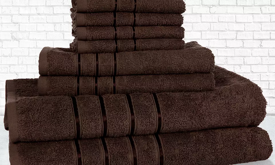 8-Piece 100% Egyptian Cotton Towel Set - Primary Image