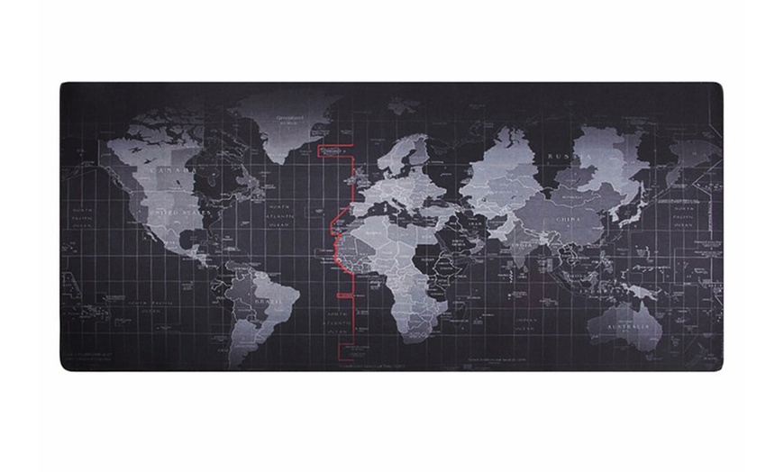 Image 3: World Map Mouse Mat Pad