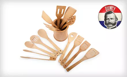 $19 for an Eco-Friendly Core Bamboo 14-Piece Utensil Set ($40 List Price). Free Shipping and Free Returns. - Primary Image