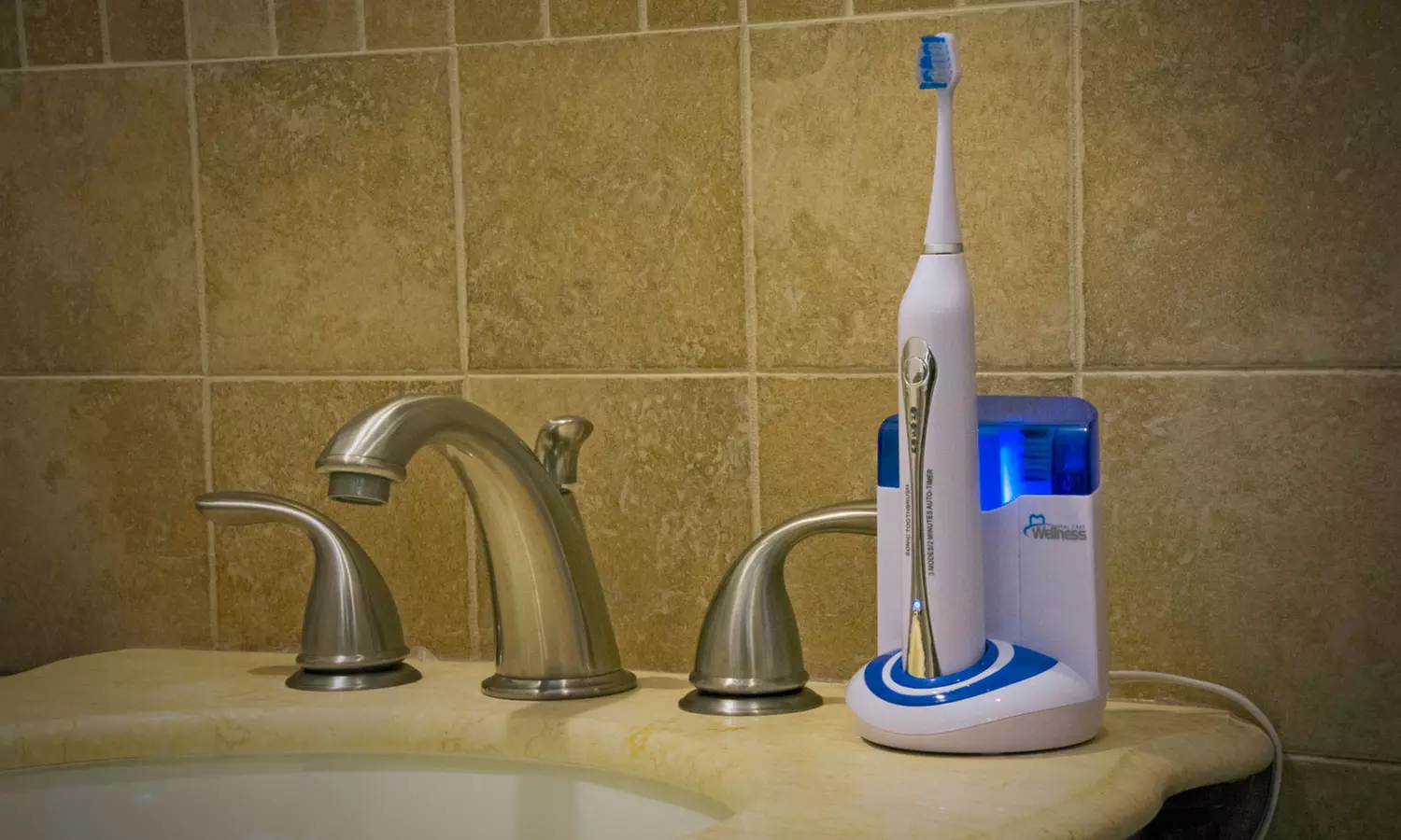 Pro Series UVSTX13 High-Powered Sonic Toothbrush with UV Sanitizing Dock and 13 Brush Heads - Second Medium