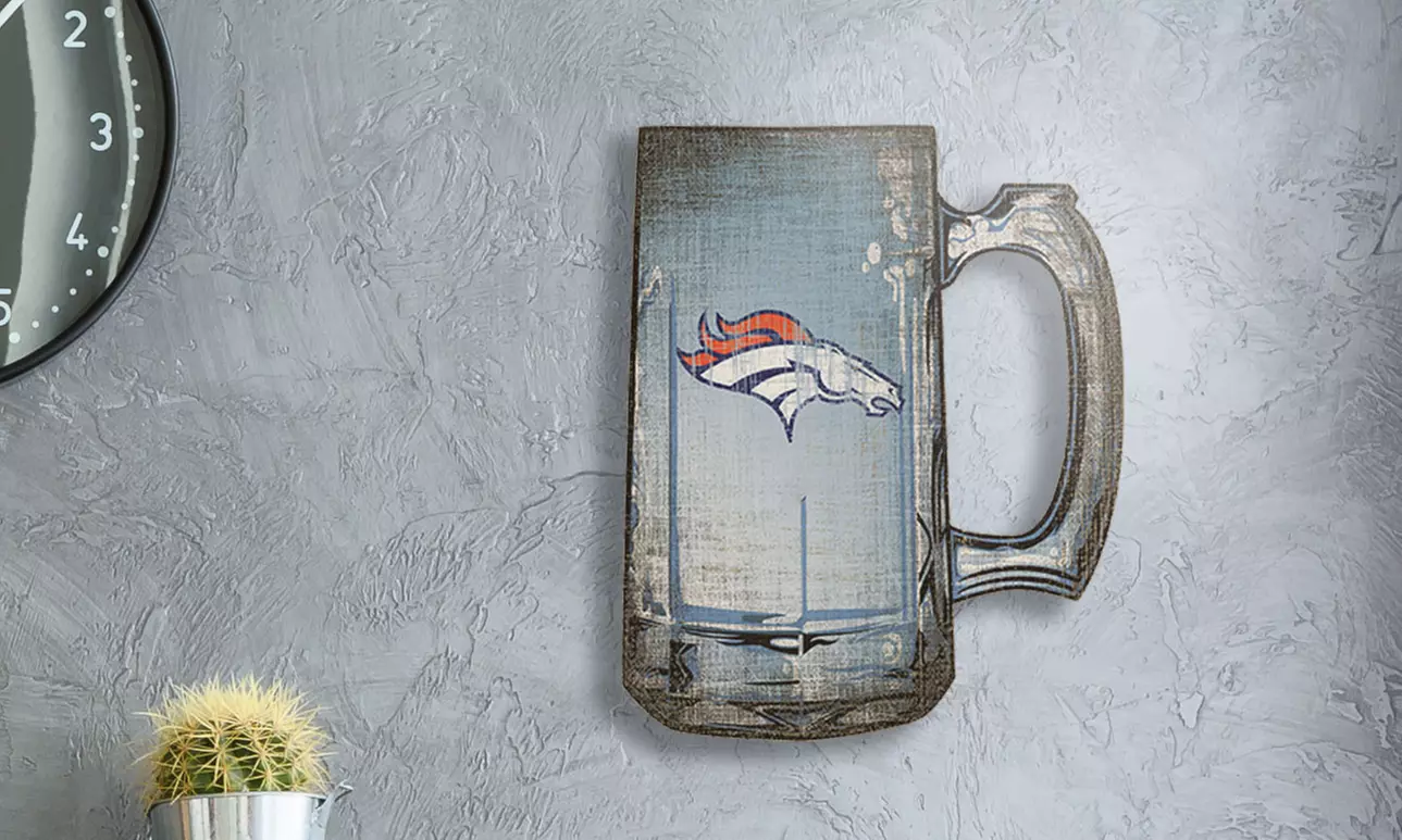 NFL Wooden Mug Cutout Wall Decoration - Primary Image