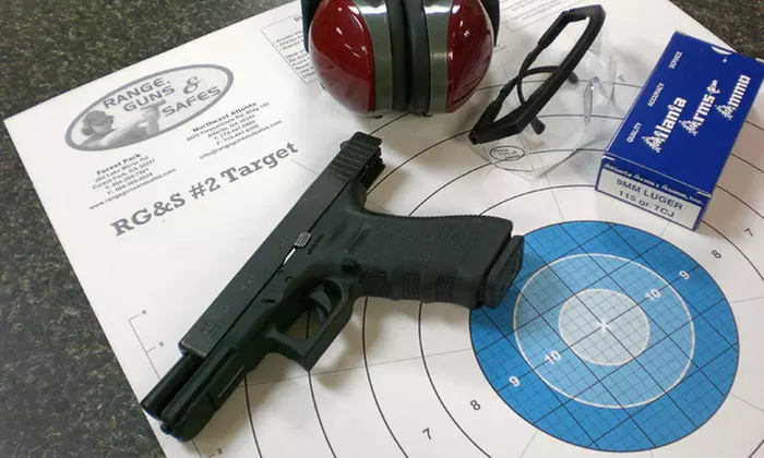 Shooting-Range Package for Two with Ammo at Range, Guns & Safes (46% Off)  - Primary Image