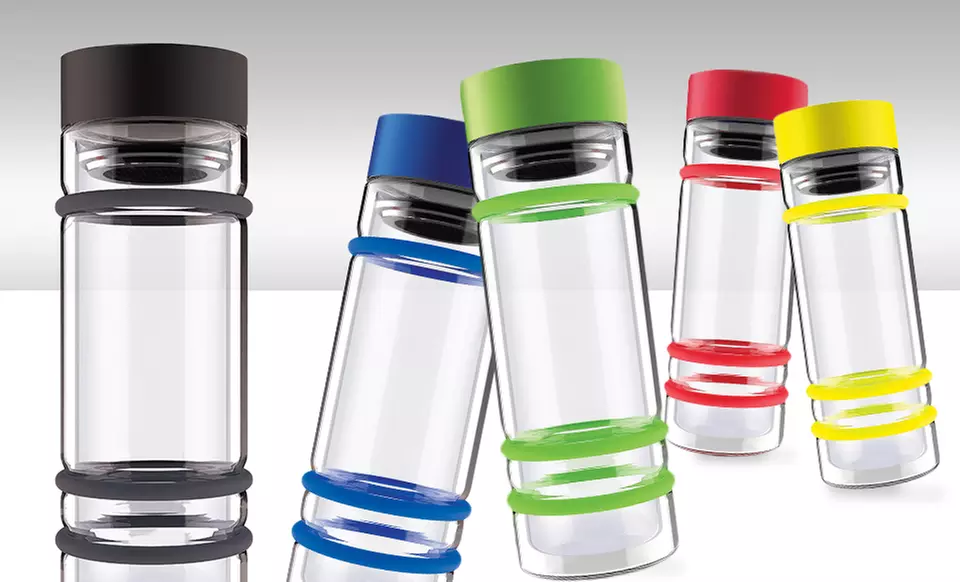 $24.99 for 2 AdnArt Bumper Tea Bottles ($60 List Price). Multiple Colors Available. Free Shipping and Returns. - Primary Image