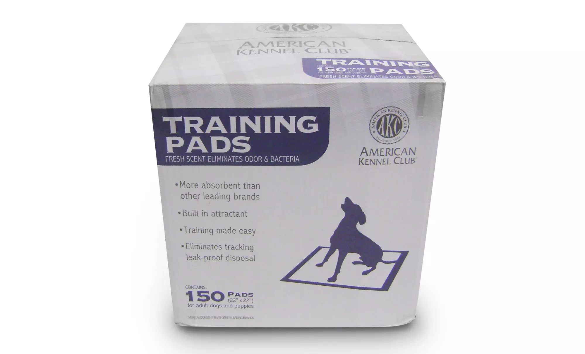 AKC Puppy Pads in a Box (150 Ct.) - Second Medium