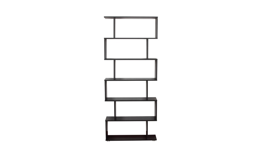 Image 3: Homcom Wooden Bookcase