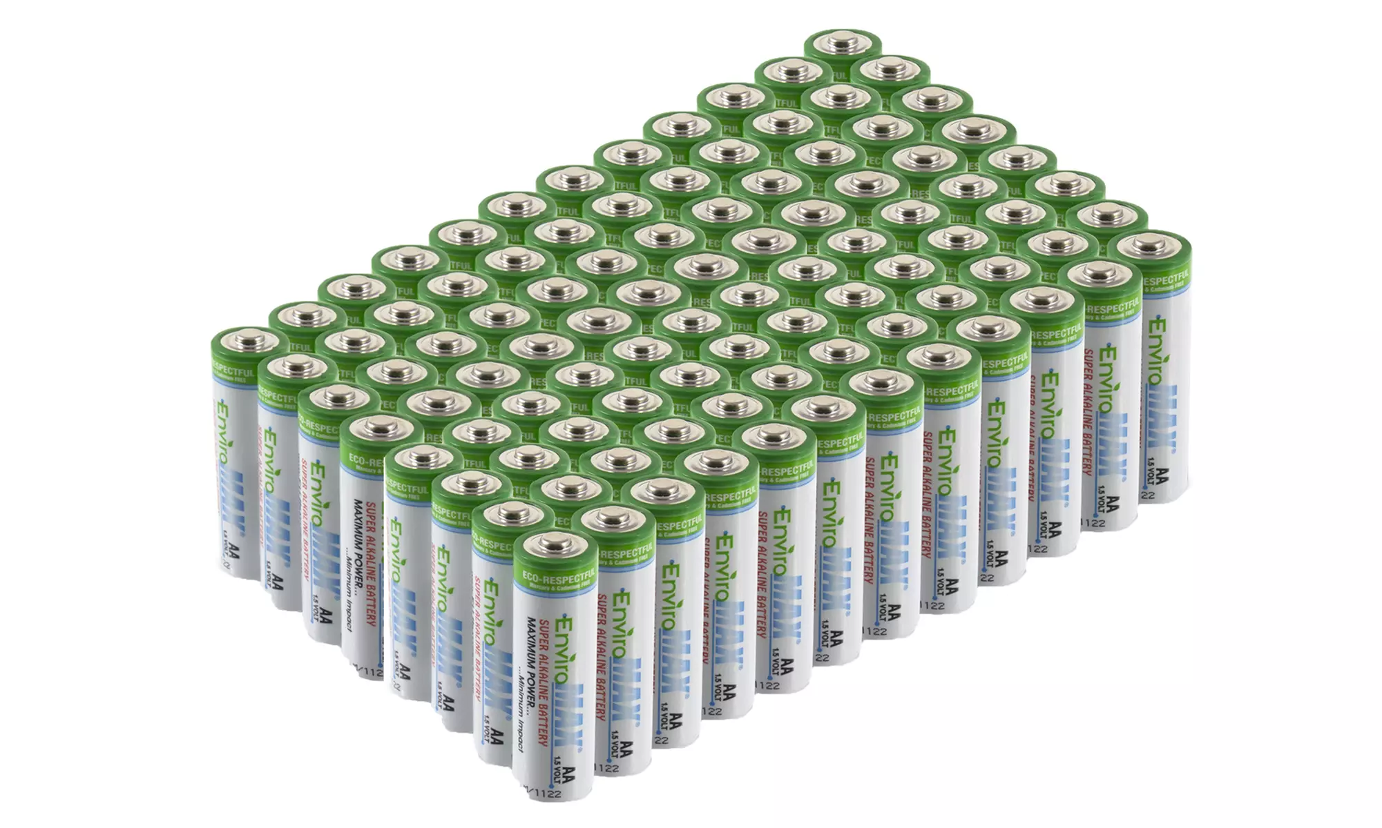 Fuji EnviroMAX Super Alkaline AA Batteries (96-Pack) - Primary Image