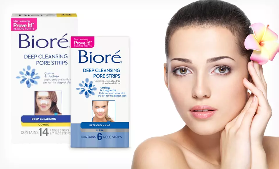 6-Pack of Biore Deep-Cleansing Nose Strips or 14-Pack of Nose and Face Strips (Up to 38% Off) - Primary Image