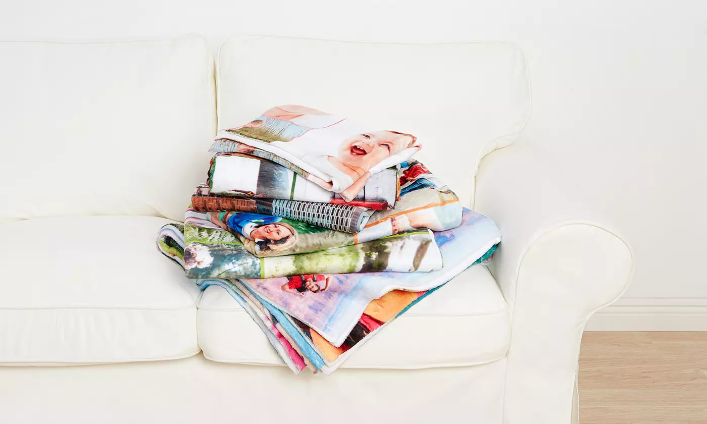 Custom Fleece Photo Blankets from Collage.com (Up to 75% Off) - Second Medium