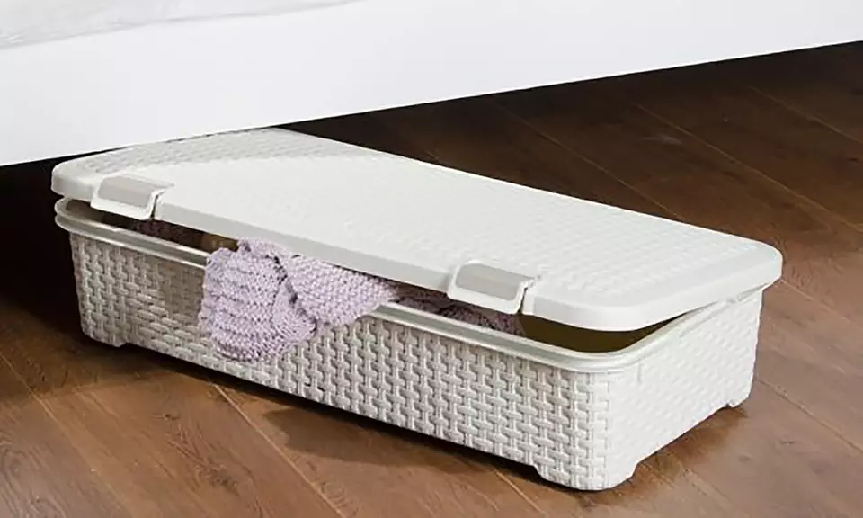 One or Two Curver Underbed Wheeled Storage Boxes - Primary Image