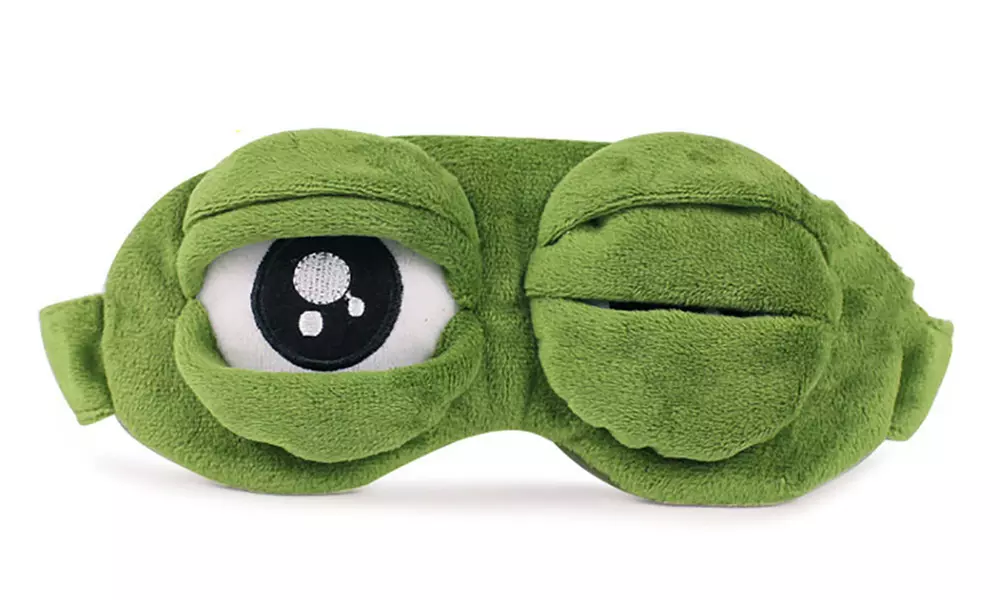 Unisex Cooling Gel Frog Eyes Sleep Mask - Primary Image