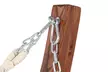 Hamac avec assise en toile et support en bois - Second Medium