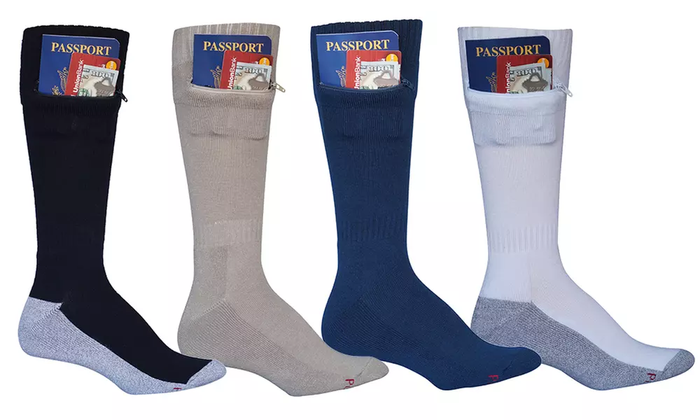 Men's Security Pocket Socks - Primary Image