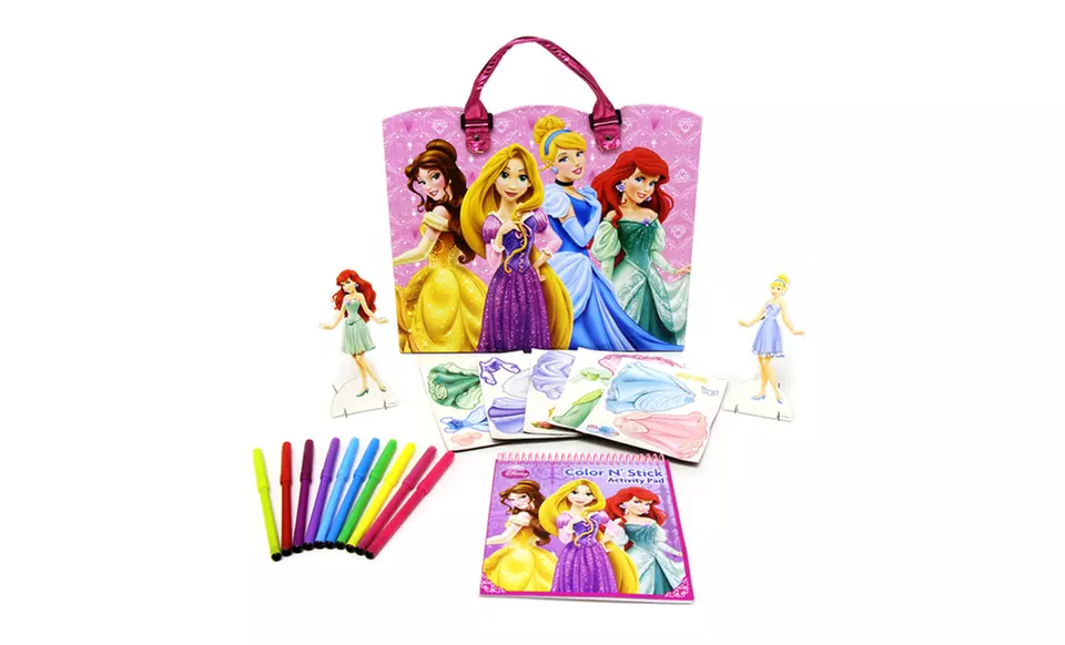 Disney Princess Fashion Activity Tote with Magnetic Paper Dolls, Outfits, and More. Free Returns. - Primary Image