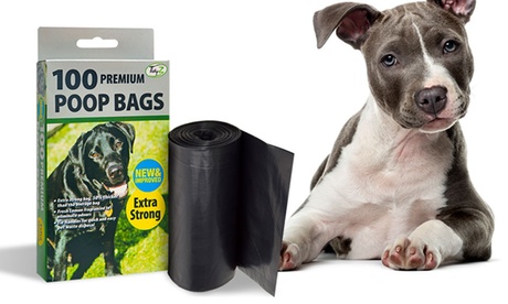 100, 300 ou 600 sacs de nettoyage pour animaux de compagnie TidyZ