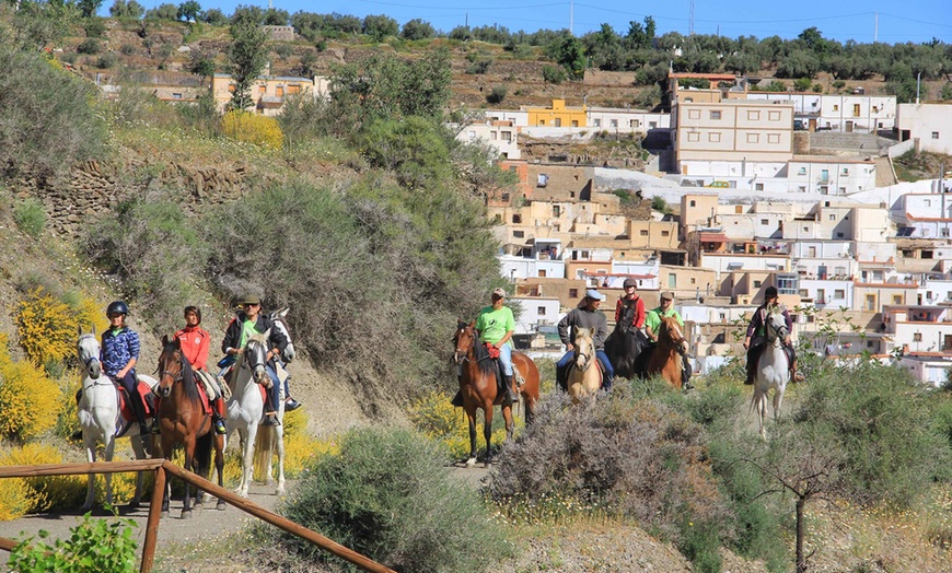 Image 1: Paseo a caballo en el paraje natural de Abla con Centro El Serbal