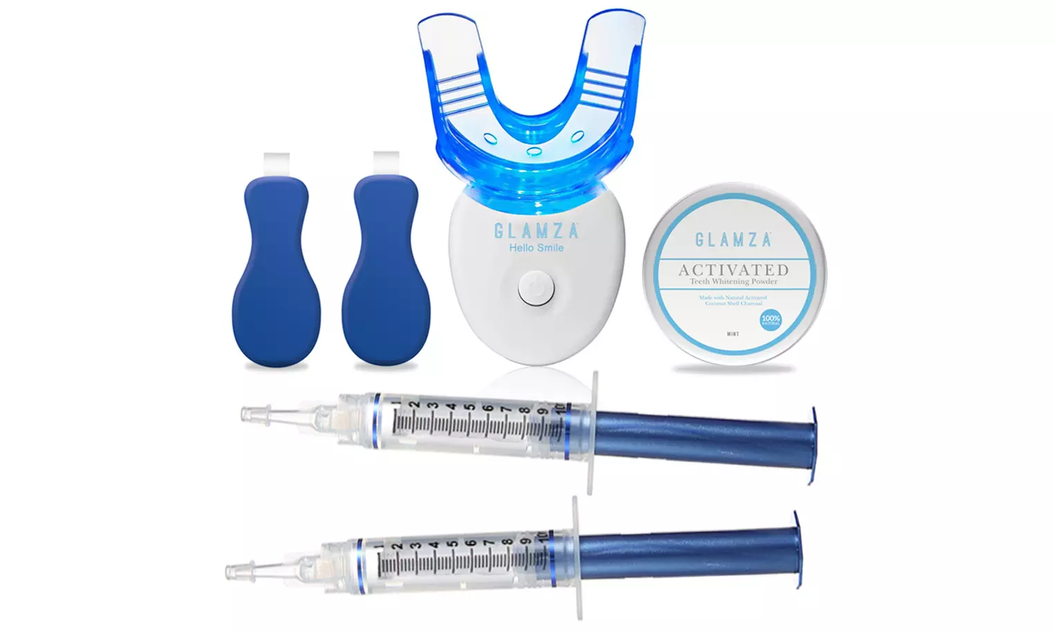 Kit de blanchiment dentaire "Ultimate" de Glamza, avec LED - Primary Image
