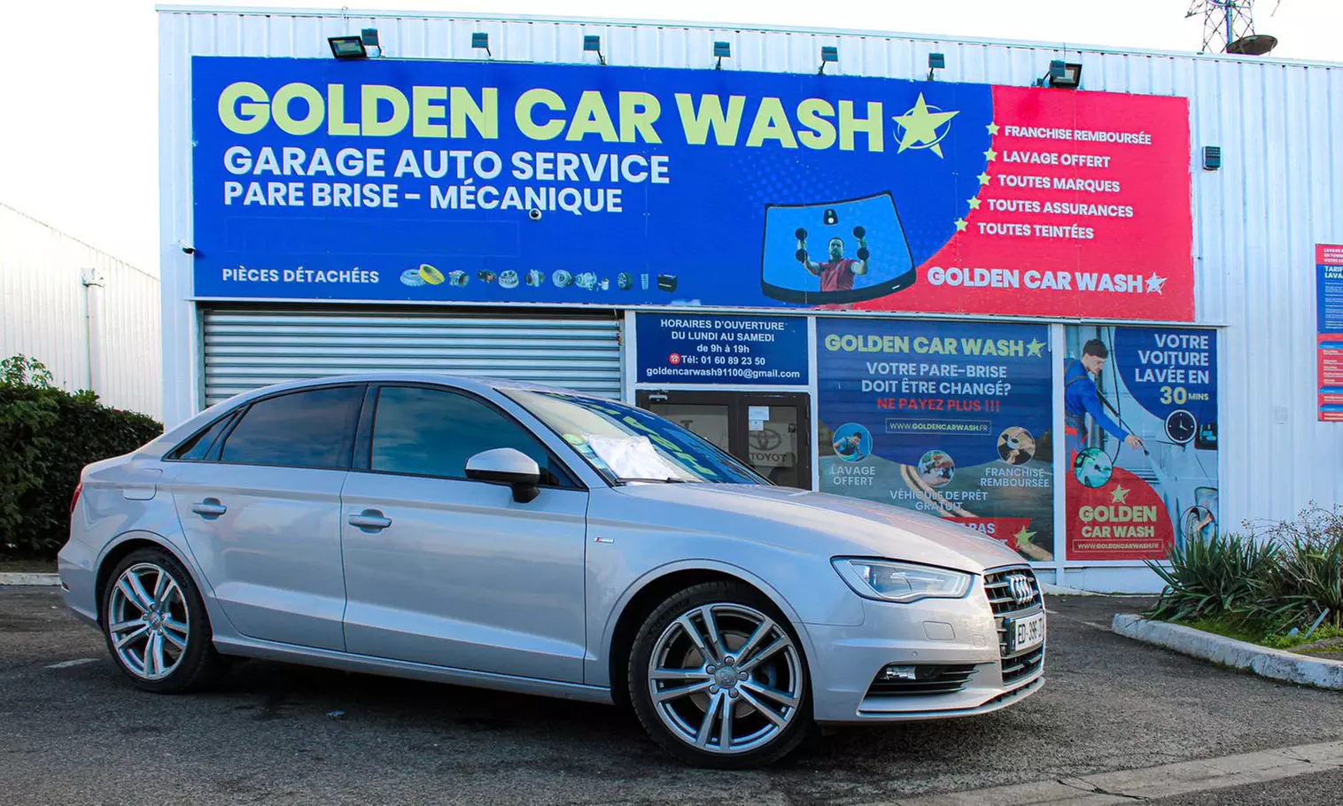 Forfait de lavage de véhicule au choix avec Golden Car Wash