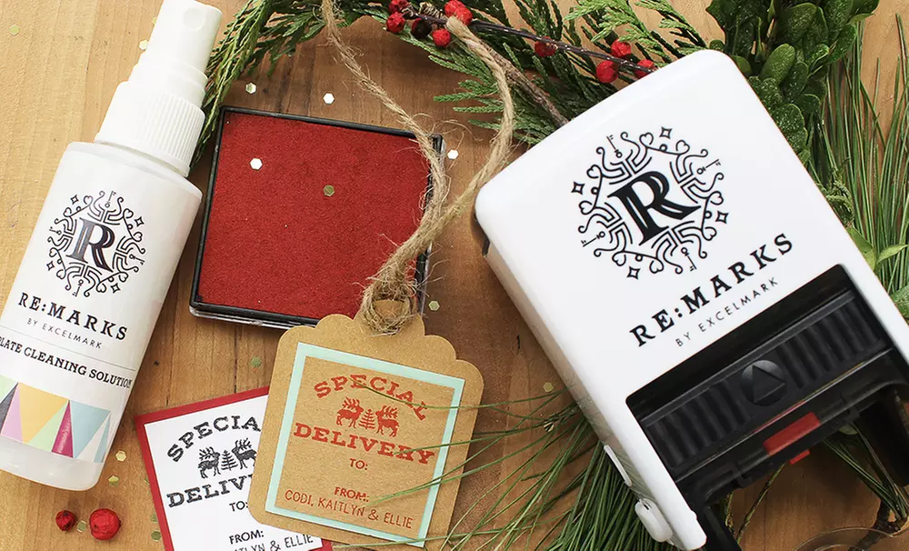 Engraved Wood Stamp, Self-Inking Rubber Stamp, or a Premium Stamp Kit from RubberStamps.com (Up to 60% Off)  - Primary Image