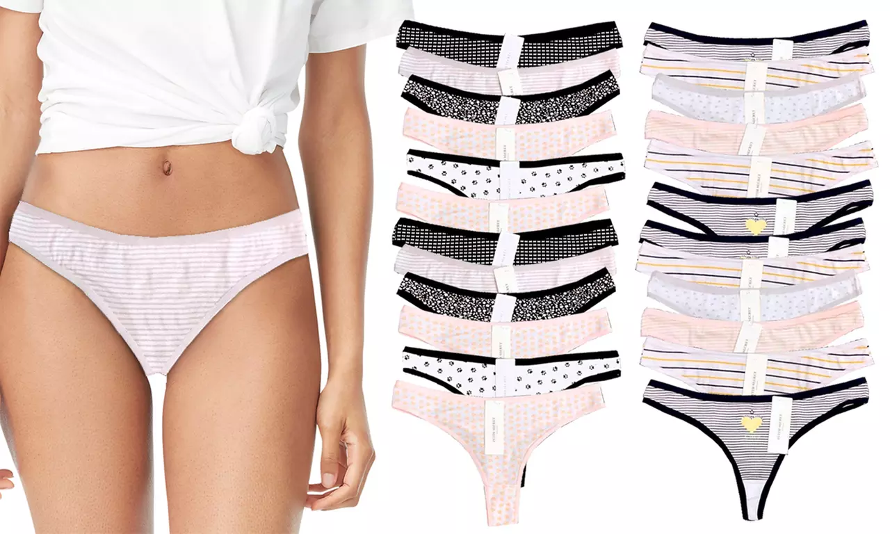 Lot de 12 strings en coton de la marque Intim Secret - Primary Image