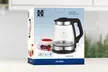 Bouilloire LED en verre, capacité 1,8 L, puissance 2200W, modèle "HG 5044" de la marque Herzberg - Second Medium