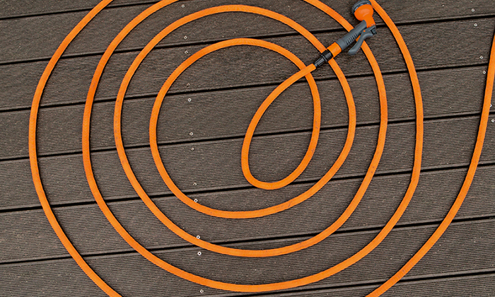 Schlauch unter Druck