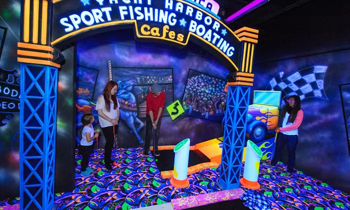 Monterey Mirror Maze and Highway1 Golf Games & Grub (Up to 57% Off). 6 Options Available.  - Primary Image